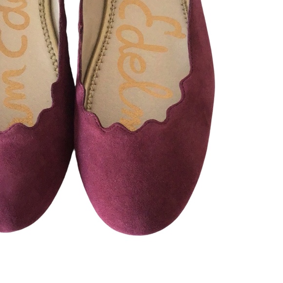 Sam Edelman Fennigan Suede Scalloped Flats, size 7 - Picture 7 of 14